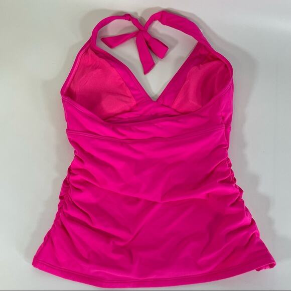 Athleta Shirrendipity Halter Tankini Pink top size XS - Picture 5 of 10